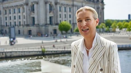 ARD-Sommerinterview mit AfD-Chefin Alice Weidel versinkt im Protest-Chaos