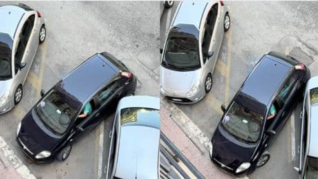 No puede aparcar entre dos coches en Italia y la gente se lleva las manos a la cabeza: “¿Por qué tiene carnet?”