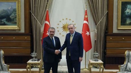 Başkan Erdoğan BBP Genel Başkanı Destici'yi kabul etti