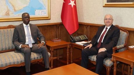 Bakan Güler, Nijer Savunma Bakanı Orgeneral Salifou Mody ile bir araya geldi