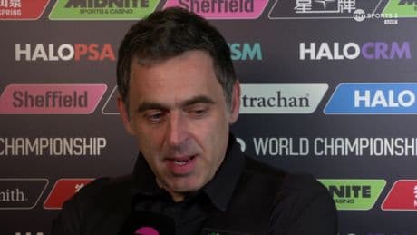 ‘I’m so confused.. it’s a struggle’ – Ronnie O’Sullivan gives worrying interview after World Snooker Championship KO