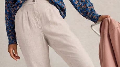 White Stuff's 'cool and comfy' linen trousers shoppers buy 'in three colours'