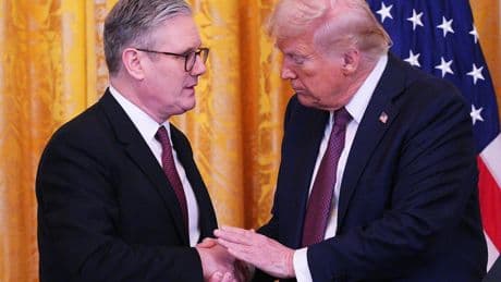 Starmer urges free trade in first call with Trump after UK hit by sweeping US tariffs