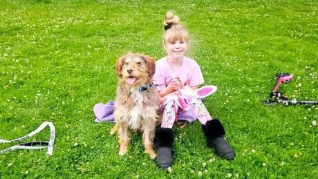 Puppy left blind by brutal attack in Romania finds his forever home in Scotland