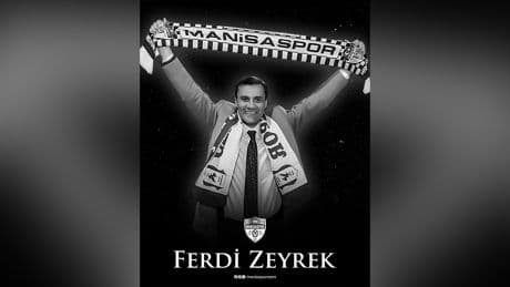 Manisa'da Ferdi Zeyrek'in vefatının ardından spor camiası da yasta