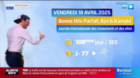 Aya Nakamura et des idées de sorties ... Un temps pour tout ! - La météo de Colas du vendredi 18 avril