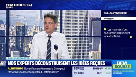 Bullshitomètre : "Les marchés n'ont plus jamais peur, ils sont indestructibles" - FAUX répond François Monnier - 24/06