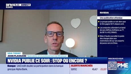 USA Today : Nvidia ou Salesforce, quelle publication ce soir révèlera le mieux l'avenir de l'IA en Bourse ?, par John Plassard - 28/05