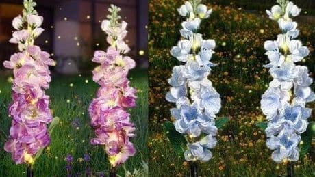Amazon's solar lights that 'look like real flowers' are the 'ideal way to add colour' to your garden
