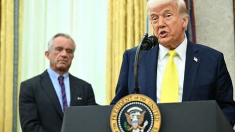 États-Unis: malaise d'une jeune fille dans le bureau ovale pendant une prise de parole de Trump