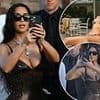 Kim Kardashian trolled for posting racy bikini snaps live from Bezos wedding in shameless self-promo stunt