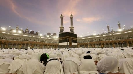 Muslimische Pilgerfahrt Hadsch beginnt in Mekka