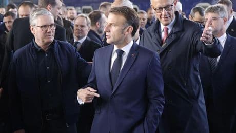 Llegan a Kiev los líderes europeos para exigir a Rusia una tregua incondicional de 30 días