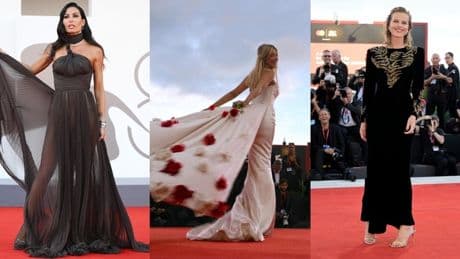 Venezia 2025, pagelle look di stasera: Elisabetta Gregoraci madre dello sposo (5), Clizia Incorvaia e lo strascico (5), Elettra Lamborghini scintillante (7)