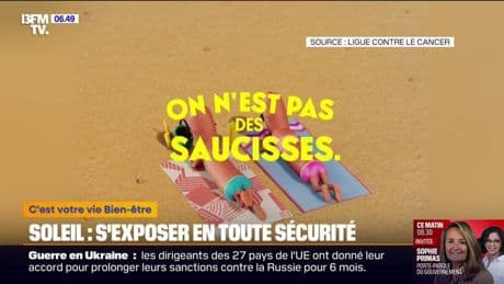 "On n'est pas des saucisses": comment s'exposer au soleil en tout sécurité?