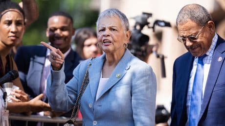 House Democrats clash with police, Newark mayor arrested at ICE facility