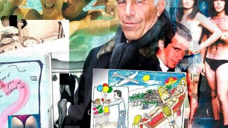Así es el sórdido álbum de cumpleaños de Epstein que ha provocado el escándalo en Estados Unidos