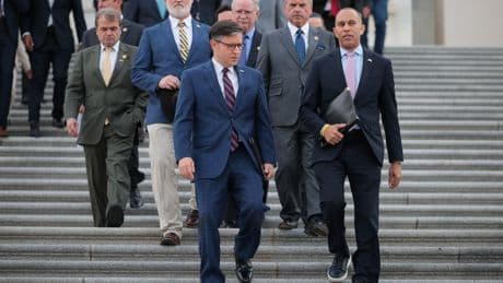 Hakeem Jeffries presses Mike Johnson for more funds to protect House members