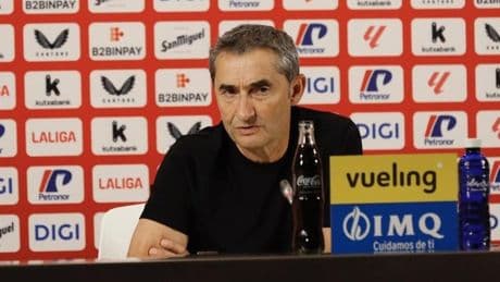 El lamento de Valverde: «La jugada del gol ni siquiera ha sido un tiro a puerta»