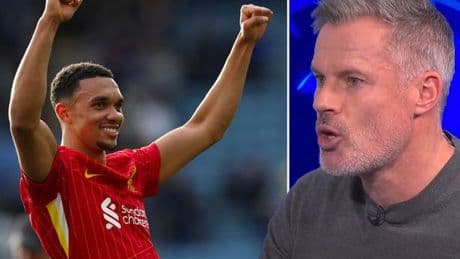 Jamie Carragher can't hide Trent Alexander-Arnold feelings on live TV - 'I'm not angry'