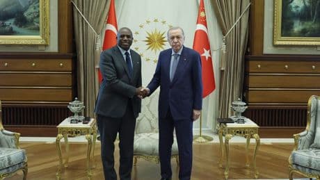 Cumhurbaşkanı Erdoğan, İngiltere Dışişleri Bakanı Lammy'yi kabul etti