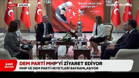 Siyasi partiler arasında bayramlaşma turları: DEM Parti MHP'yi ziyaret etti