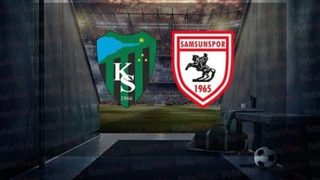 Kocaelispor-Samsunspor maçı CANLI (Trendyol Süper Lig)