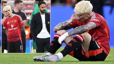 Revealed: Ruben Amorim's BRUTAL message to Alejandro Garnacho as he kicks him out of Man United in team meeting