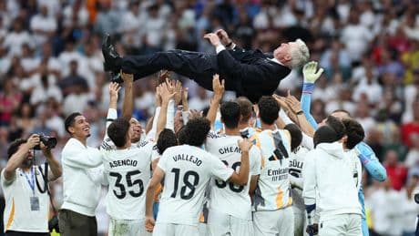 Real Madrid - Real Sociedad, La Liga: resumen, goleadores y estadísticas con los blancos despidiendo a Ancelotti y Luka Modric
