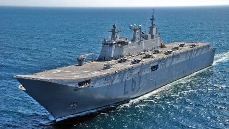 El Juan Carlos I, buque insignia de la Armada, parará seis meses para cambiar su sistema de propulsión