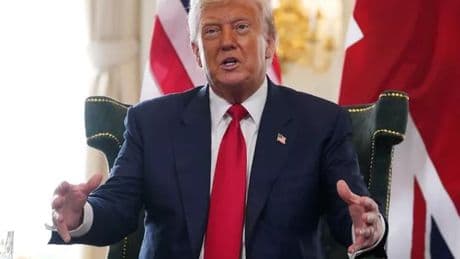 Donald Trump says he 'wants to see Scotland thrive' during visit