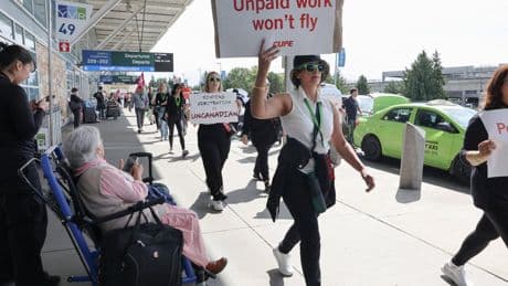 Air Canada flight attendants’ strike declared illegal after planes grounded for days