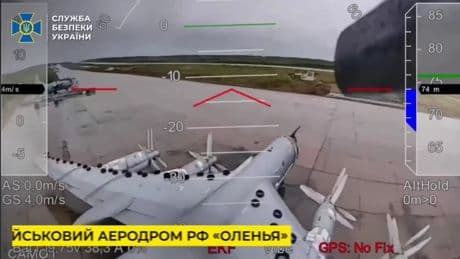 Ucrania publica nuevas imágenes del ataque con drones a bases rusas del pasado domingo
