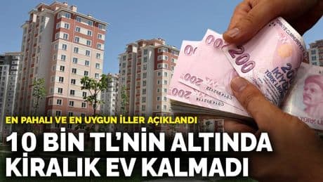 10 bin TL’nin altında kiralık ev kalmadı: En pahalı ve en uygun iller açıklandı