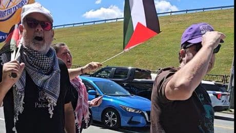 Jewish visitor to Halifax confronted with 'Heil, heil, heil' at Palestinian rally