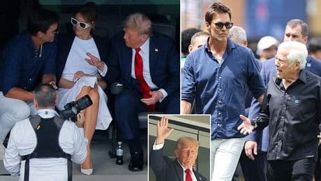 Tom Brady spotted in Donald Trump's luxury suite at Club World Cup final amid Sofia Vergara fling rumors