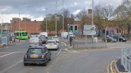 Man arrested after ‘flipping over BMW and attacking woman outside hospital’