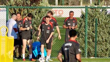A Milli Futbol Takımı, Gürcistan maçının hazırlıklarına başladı