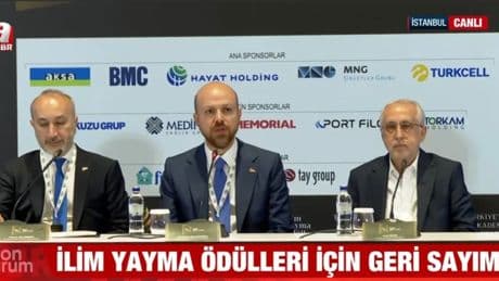 Bilal Erdoğan: İlim Yayma Ödülleri dünyanın sayılı akademik ödüllerinden birisi