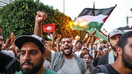 Map shows the full route of where Global March to Gaza is planned to take place
