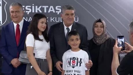 Beşiktaş'ta bayramlaşma töreni!