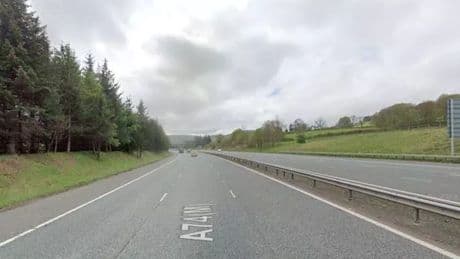 Man charged after rush-hour M74 police chase in South Lanarkshire