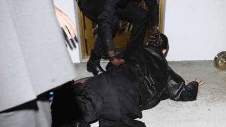 ‘The Penguin’ star Cristin Milioti drops her new Emmy as she takes brutal fall arriving at afterparty
