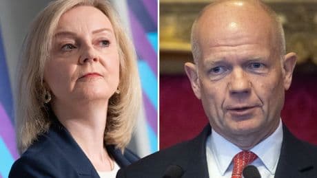 'Don't panic,' says William Hague as Tory grandee clashes with Liz Truss on how to save party after elections rout