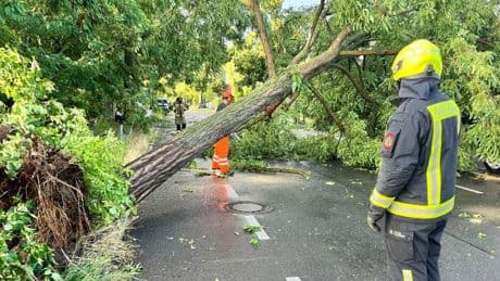 Unwetter: Unwetter ziehen über Teile Deutschlands