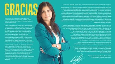 Amanda Gutiérrez deja la presidencia de FUTPRO tras cuatro años al frente