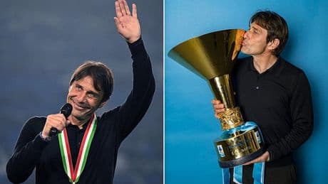 Napoli chief appears to confirm Antonio Conte will LEAVE, just three days after Scott McTominay inspired club to Serie A title