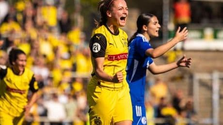 Fußball der Frauen: Borussia Dortmund schlägt Schalke 04 und hat Drittliga-Aufstieg fast sicher