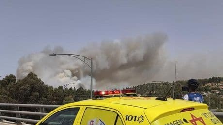 Brände: Schwere Waldbrände wüten bei Jerusalem
