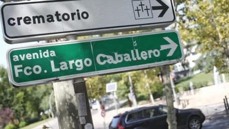 El Supremo anula la retirada de los nombres de Largo Caballero y de Indalecio Prieto de las calles de Madrid